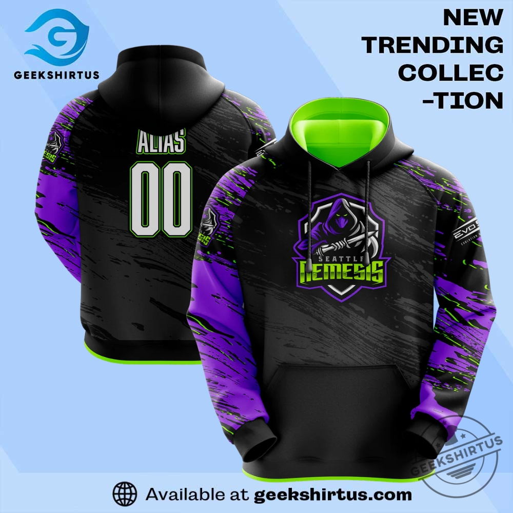 "Top Sports Apparel: McLaren, Juneteenth, and New York Mets Jerseys" 23 Seattle Nemesis Pro Hoodie
