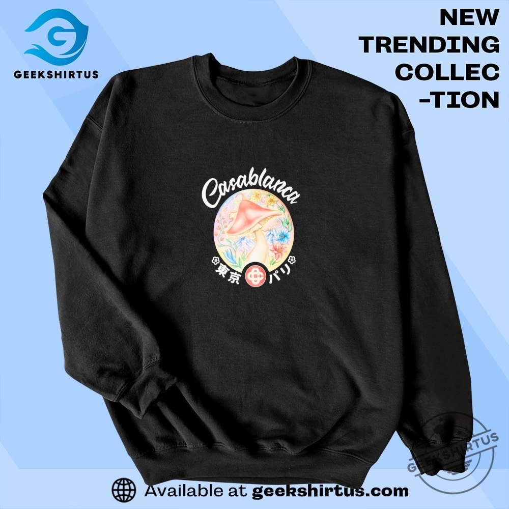 Casablanca Mushroom Logo T Shirt 6 CASABLANCA Mushroom Logo T Shirt