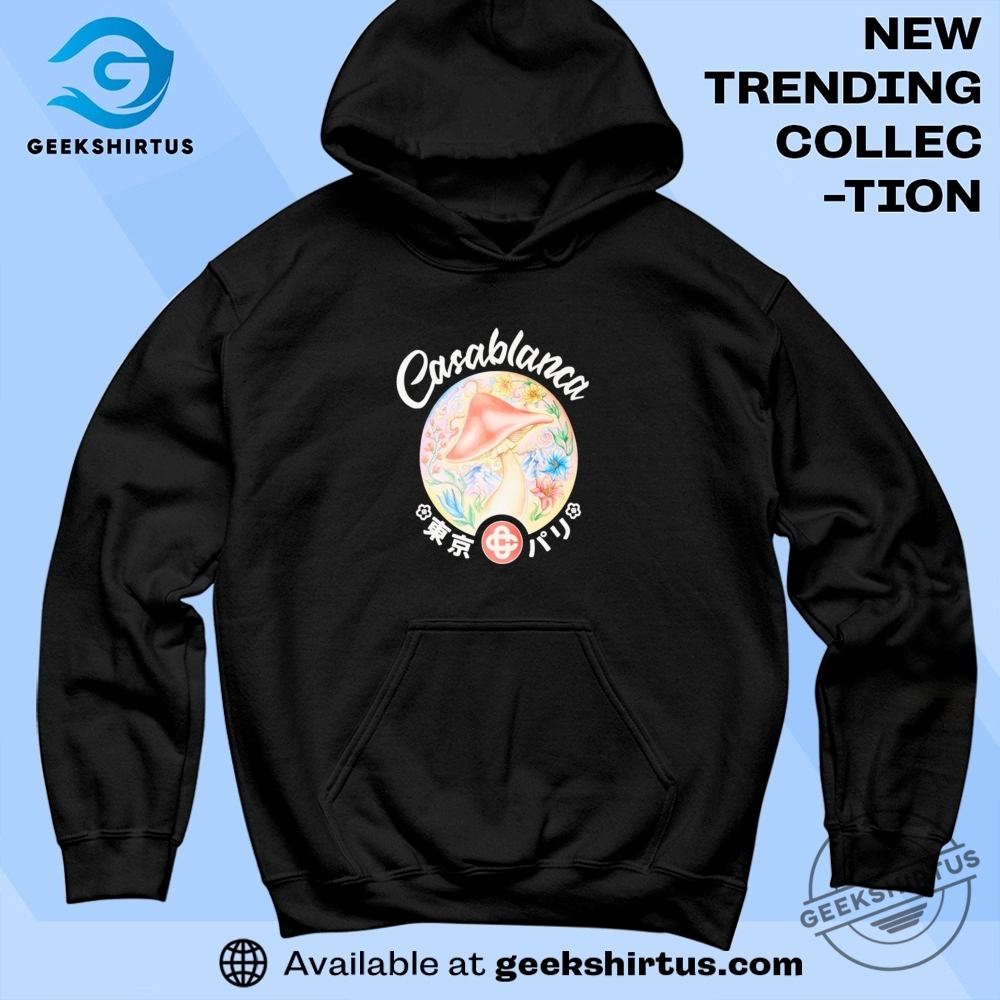 Casablanca Mushroom Logo T Shirt 7 CASABLANCA Mushroom Logo T Shirt