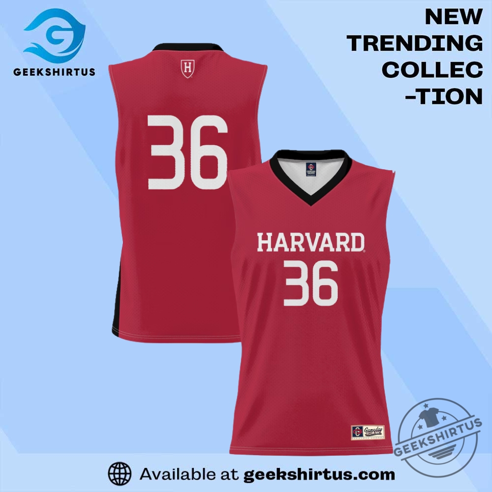 "Top Georgetown Hoyas Allen Iverson Jerseys and Apparel Collection" 9 Harvard Crimson Gameday Greats Lightweight Basketball Jersey Crimson