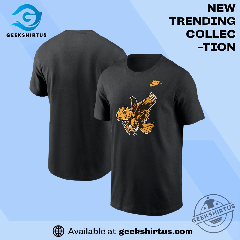 "Top Georgetown Hoyas Allen Iverson Jerseys and Apparel Collection" 11 Iowa Hawkeyes Legacy Alternate Logo T Shirt Black