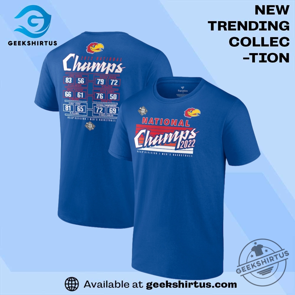 "Top 2025 NCAA T-Shirts: Must-Have Fan Gear for Every Game" 5 Kansas Jayhawks Ncaa Basketball National Champions Schedule T Shirt Royal