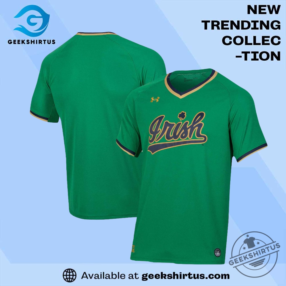 "Top 2025 NCAA T-Shirts: Must-Have Fan Gear for Every Game" 10 Notre Dame Fighting Irish Under Armour Replica Jersey Green