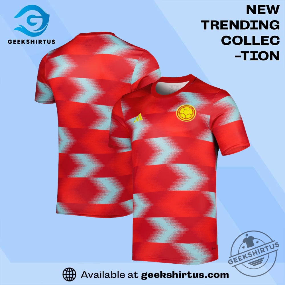 "Top 2025 NCAA T-Shirts: Must-Have Fan Gear for Every Game" 20 Colombia National Team Pre Match Top Red