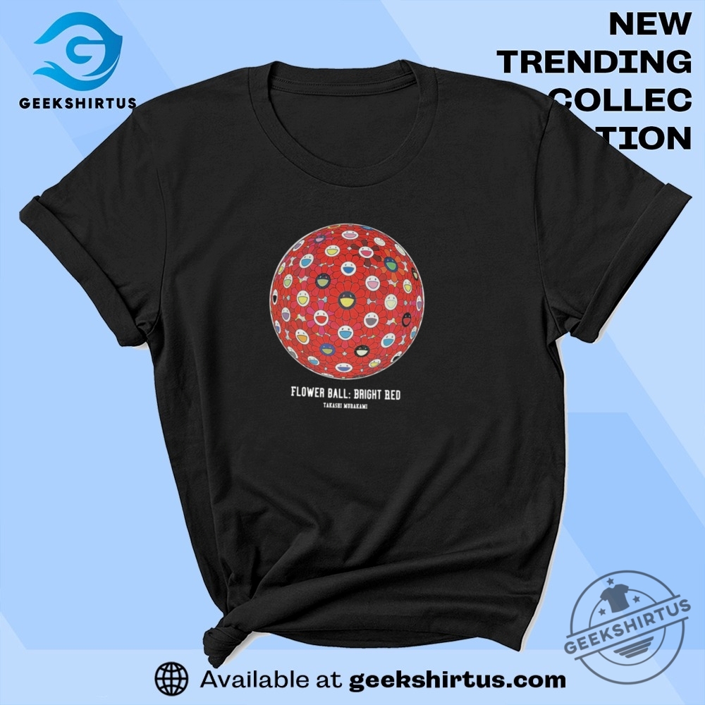 Flower Ball Bright Red T Shirts geekshirtus 1
