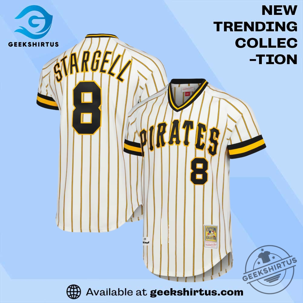 "Top Sports Apparel Picks: Jerseys and Caps for Ultimate Fans" 13 Willie Stargell Pittsburgh Pirates Mitchell And Ness Cooperstown Collection 1979 Jersey White
