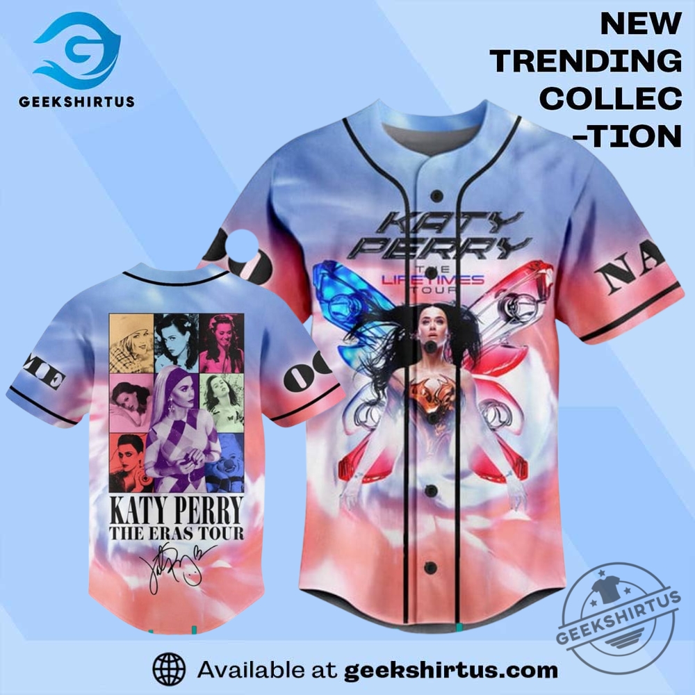 "Top Sports Apparel Picks: Jerseys and Caps for Ultimate Fans" 15 Katy Perry The Eras Tour Personalized Jersey