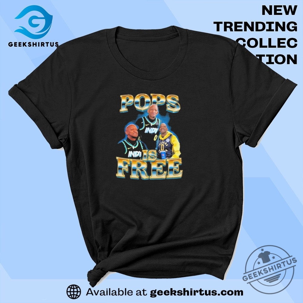 "Top 5 Must-Have Graphic T-Shirts for Unique Style Enthusiasts" 8 Indy Pops Is Free Indiana Pacers T Shirt