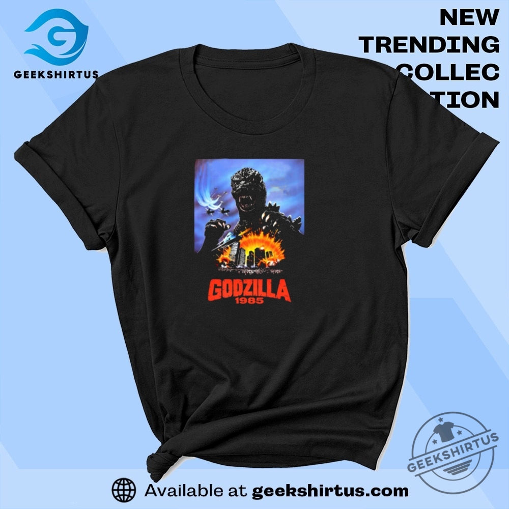 Godzilla The Return 1985 T Shirt geekshirtus 1