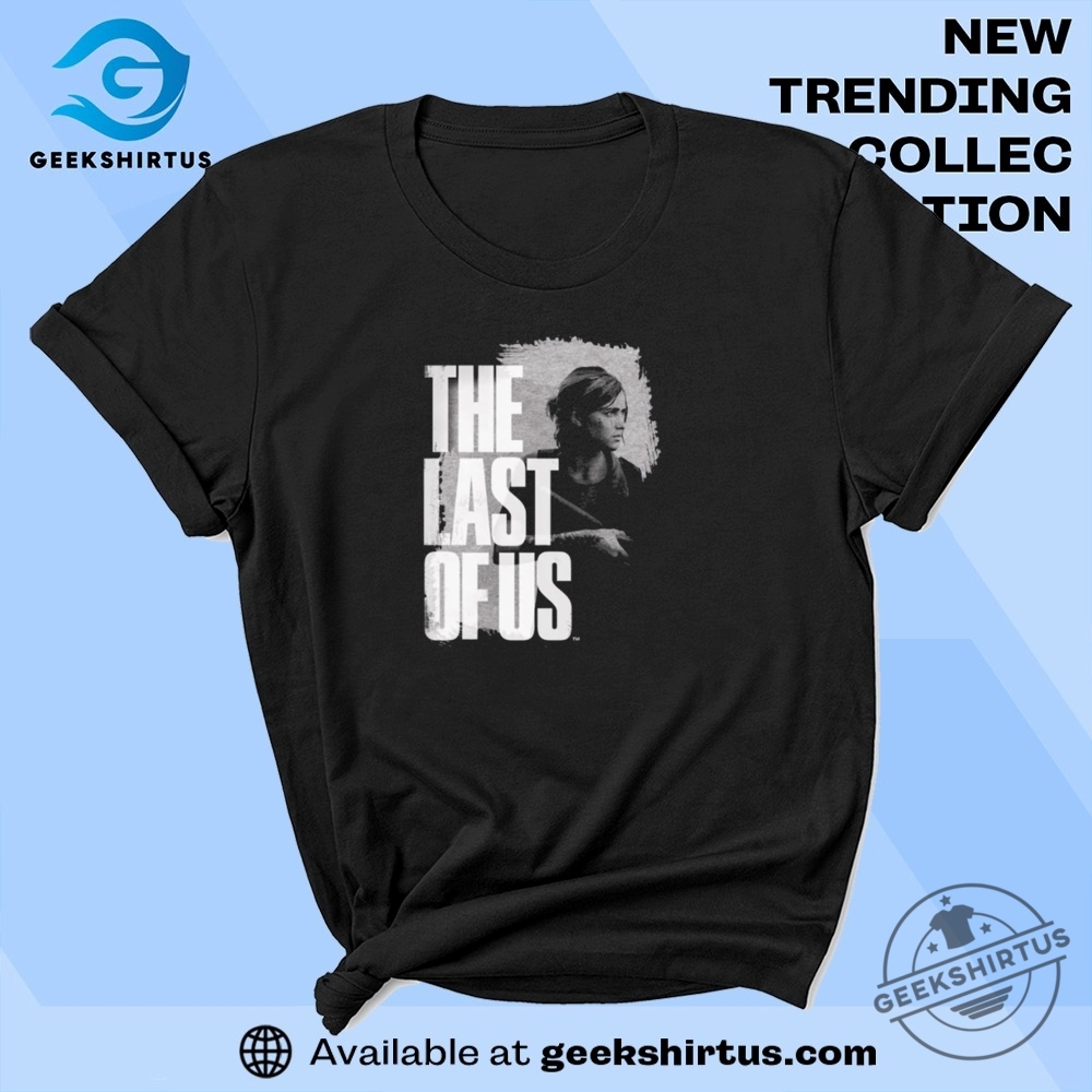 Ellie Last Of Us Black T Shirt