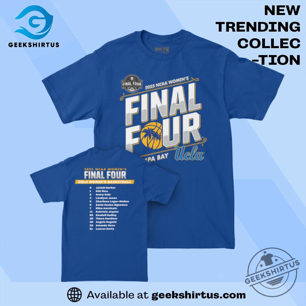 "Top Women's Basketball T-Shirts: Sportswear Essentials and Star Players" 9 Ucla Womens Basketball Final Four Classic T Shirt