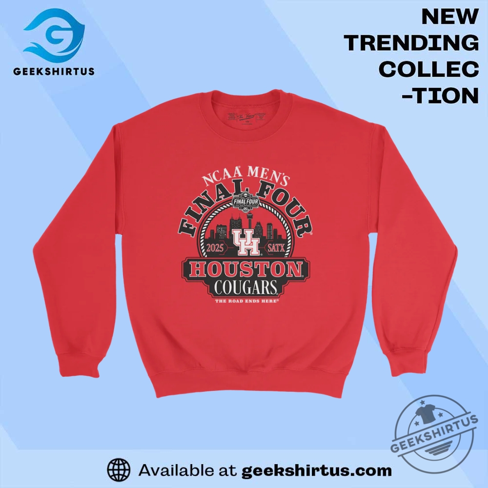 "Top Women's Basketball T-Shirts: Sportswear Essentials and Star Players" 14 Houston Final Four Satx Crew By Retro Brand T Shirt