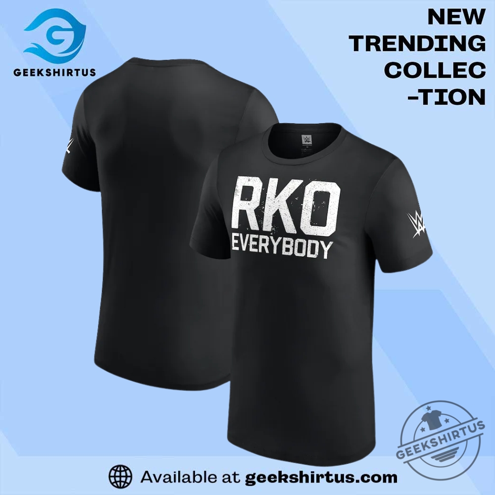 "Top Women's Basketball T-Shirts: Sportswear Essentials and Star Players" 21 Randy Orton Rko Everybody T Shirt Black