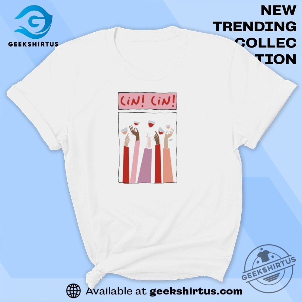 "Top 5 Unique T-Shirts: Style Meets Awareness and Creativity 2023" 11 Cin Cin Wine Wituka T Shirts