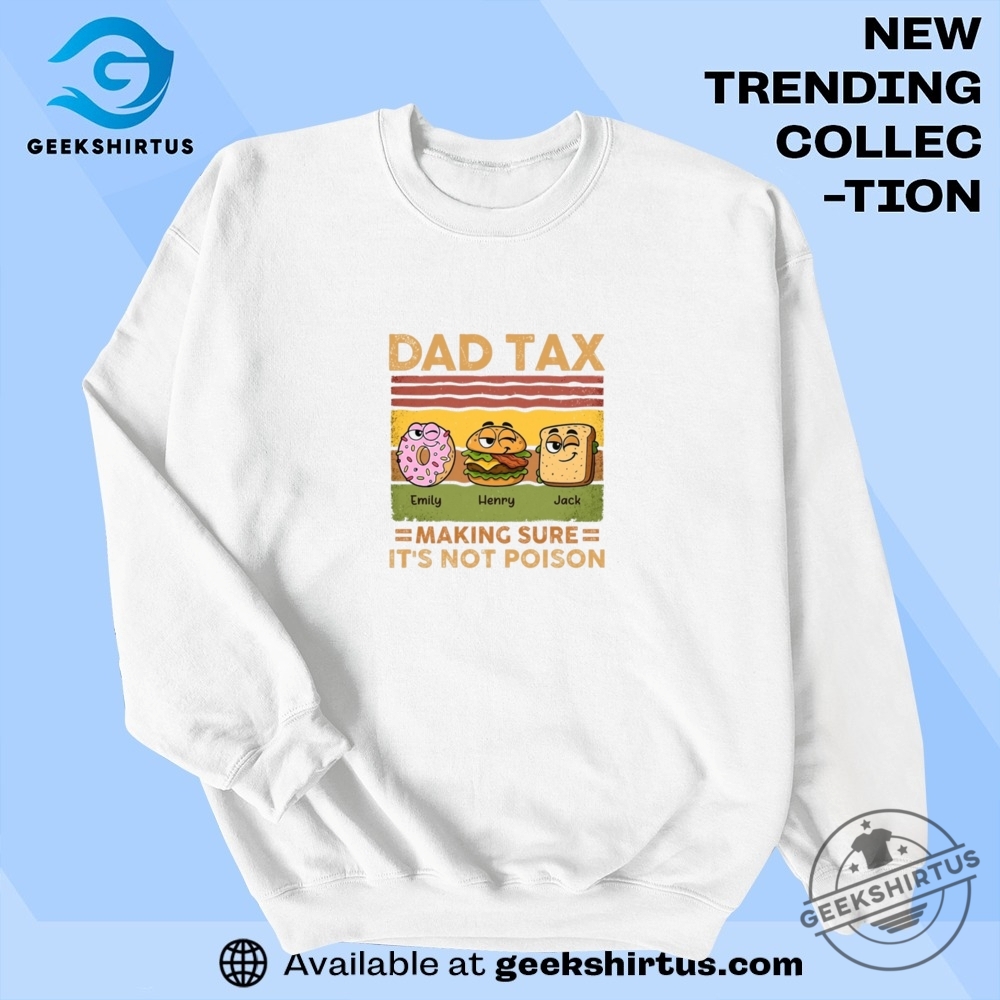Dad Tax Activated Family Personalized T Shirt 7 Dad Tax Activated Family Personalized T Shirt